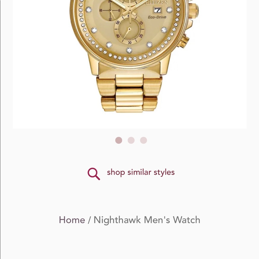 citizen® eco-drive™ nighthawk men's watch